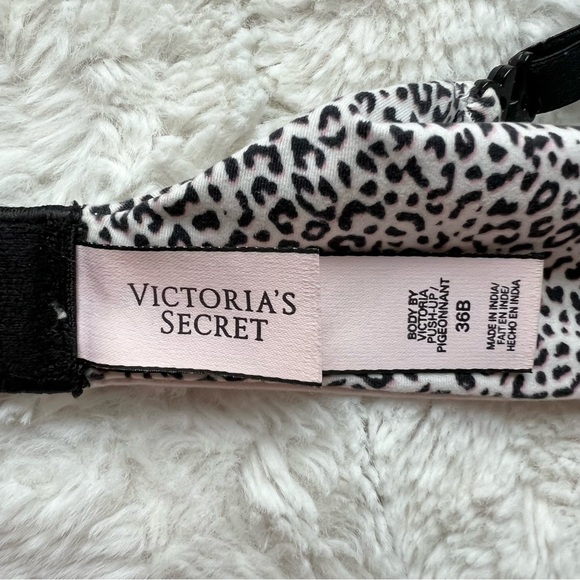 Victoria’s Secret Body by Victoria Push-Up Bra 36B Leopard Print - Picture 7 of 9